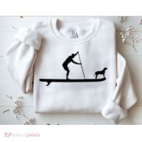 SUP Dog Stand Up Paddle Board Paddling Surf Surfing Sweatshirt thumb 2