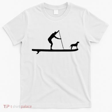 SUP Dog Stand Up Paddle Board Paddling Surf Surfing T-Shirt