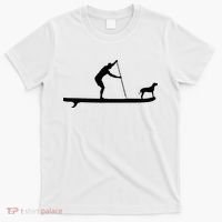 SUP Dog Stand Up Paddle Board Paddling Surf Surfing T-Shirt thumb 0