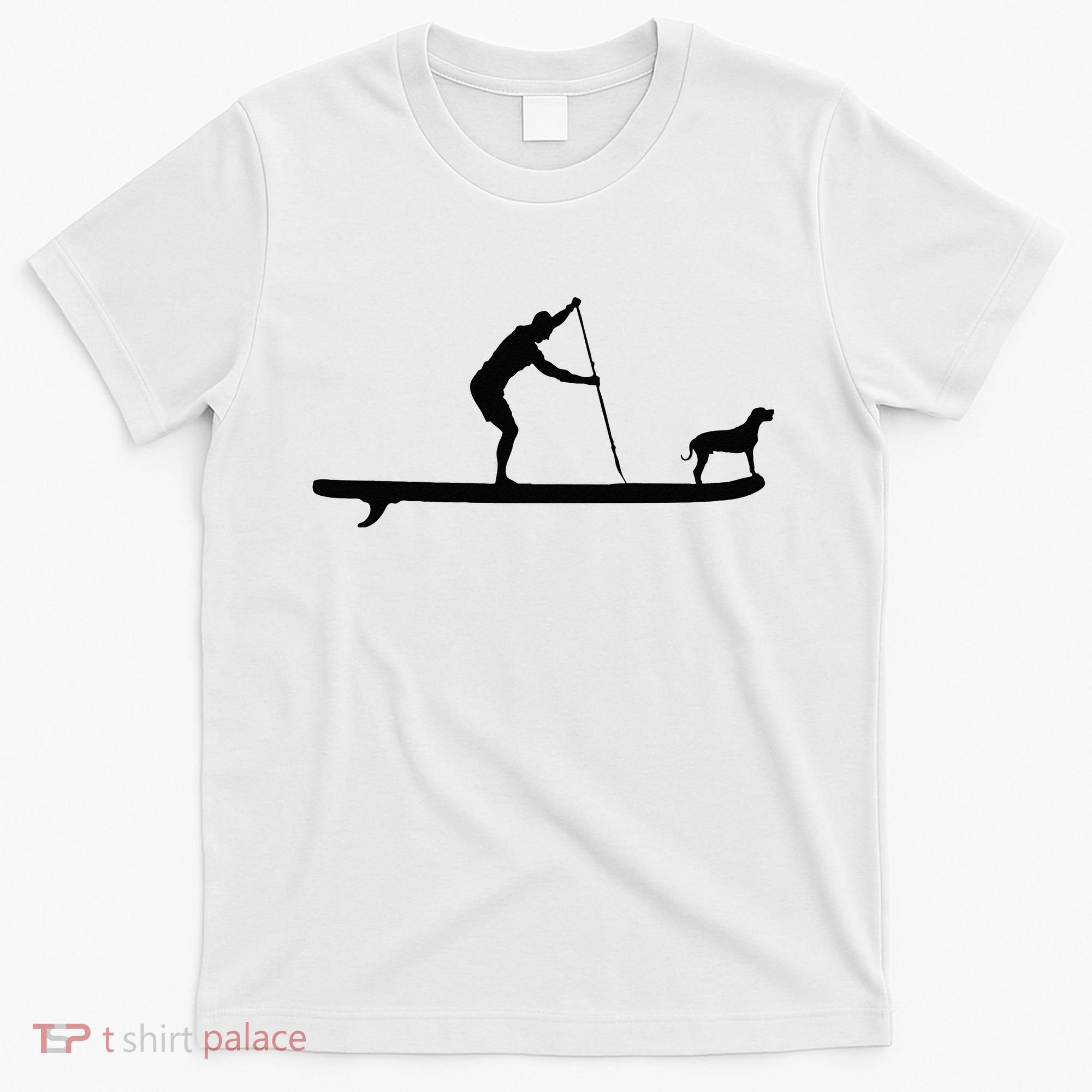 SUP Dog Stand Up Paddle Board Paddling Surf Surfing T-Shirt