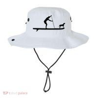 SUP Dog Stand Up Paddle Board Paddling Surf Surfing Bucket Hat thumb 0