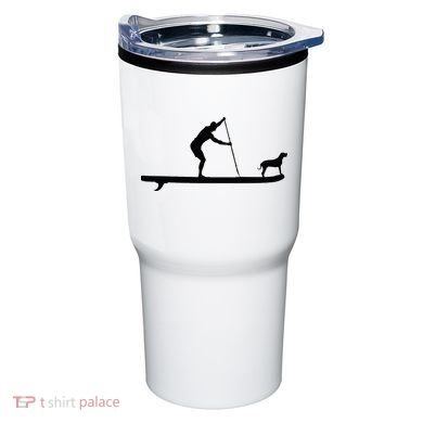 SUP Dog Stand Up Paddle Board Paddling Surf Surfing Tumbler