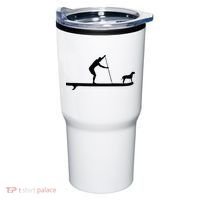 SUP Dog Stand Up Paddle Board Paddling Surf Surfing Tumbler thumb 0