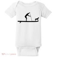 SUP Dog Stand Up Paddle Board Paddling Surf Surfing Baby Bodysuit thumb 0
