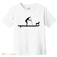 SUP Dog Stand Up Paddle Board Paddling Surf Surfing Toddler T-Shirt thumb 0
