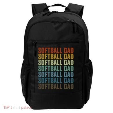 Softball Dad Softball Dad Gift Backpack