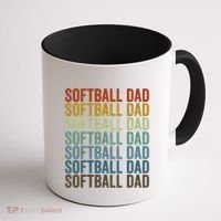 Softball Dad Softball Dad Gift Coffee Mug thumb 1