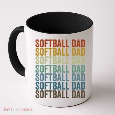 Softball Dad Softball Dad Gift Coffee Mug