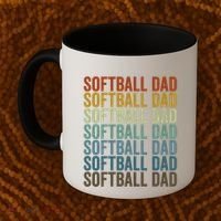 Softball Dad Softball Dad Gift Coffee Mug thumb 2