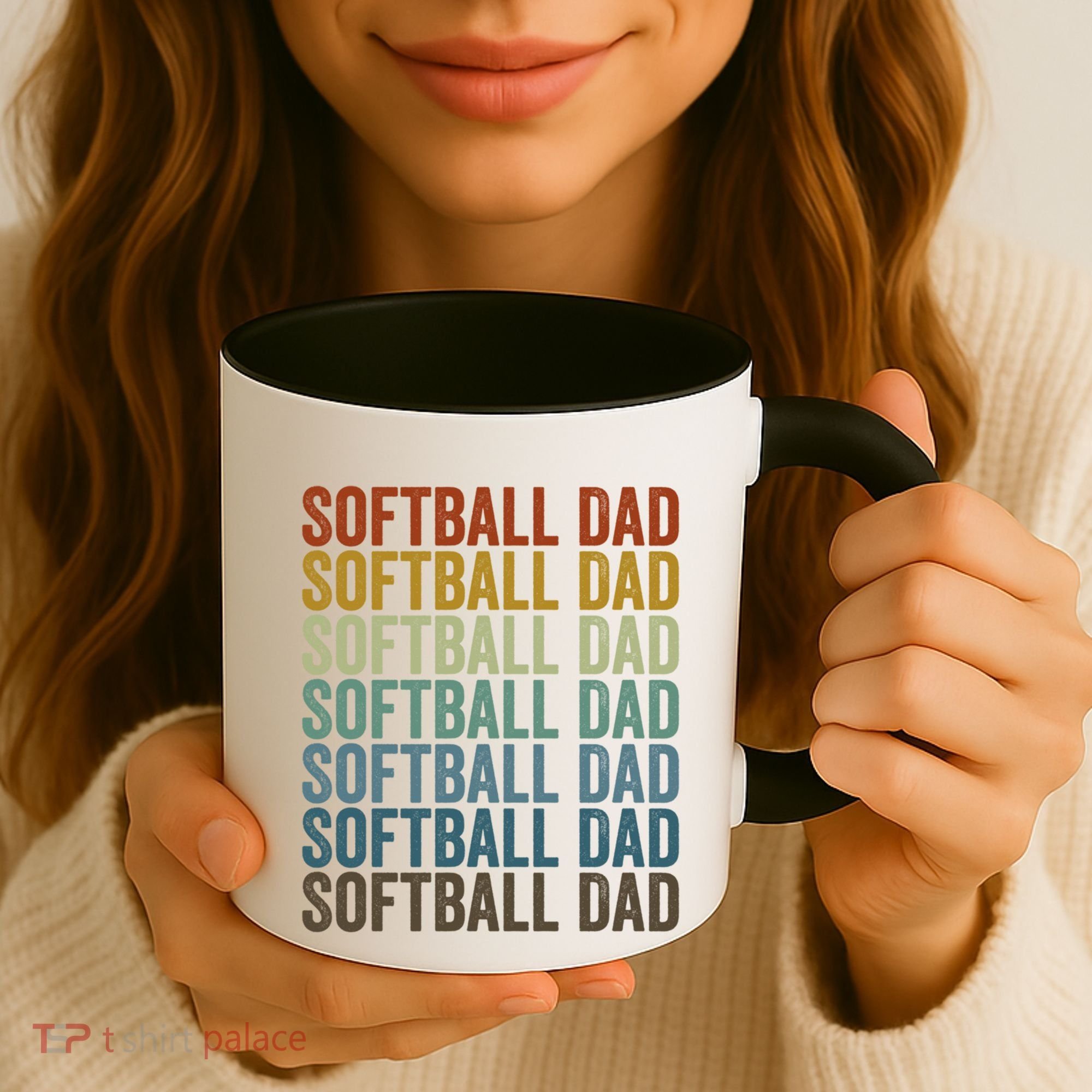 Softball Dad Softball Dad Gift Coffee Mug