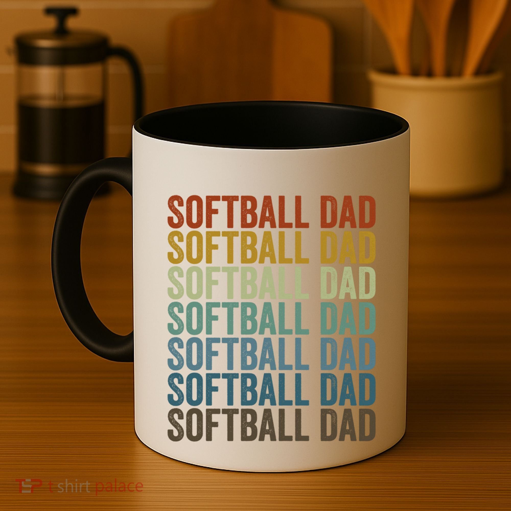Softball Dad Softball Dad Gift Coffee Mug