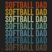 Softball Dad Softball Dad Gift Golf Towel thumb 3
