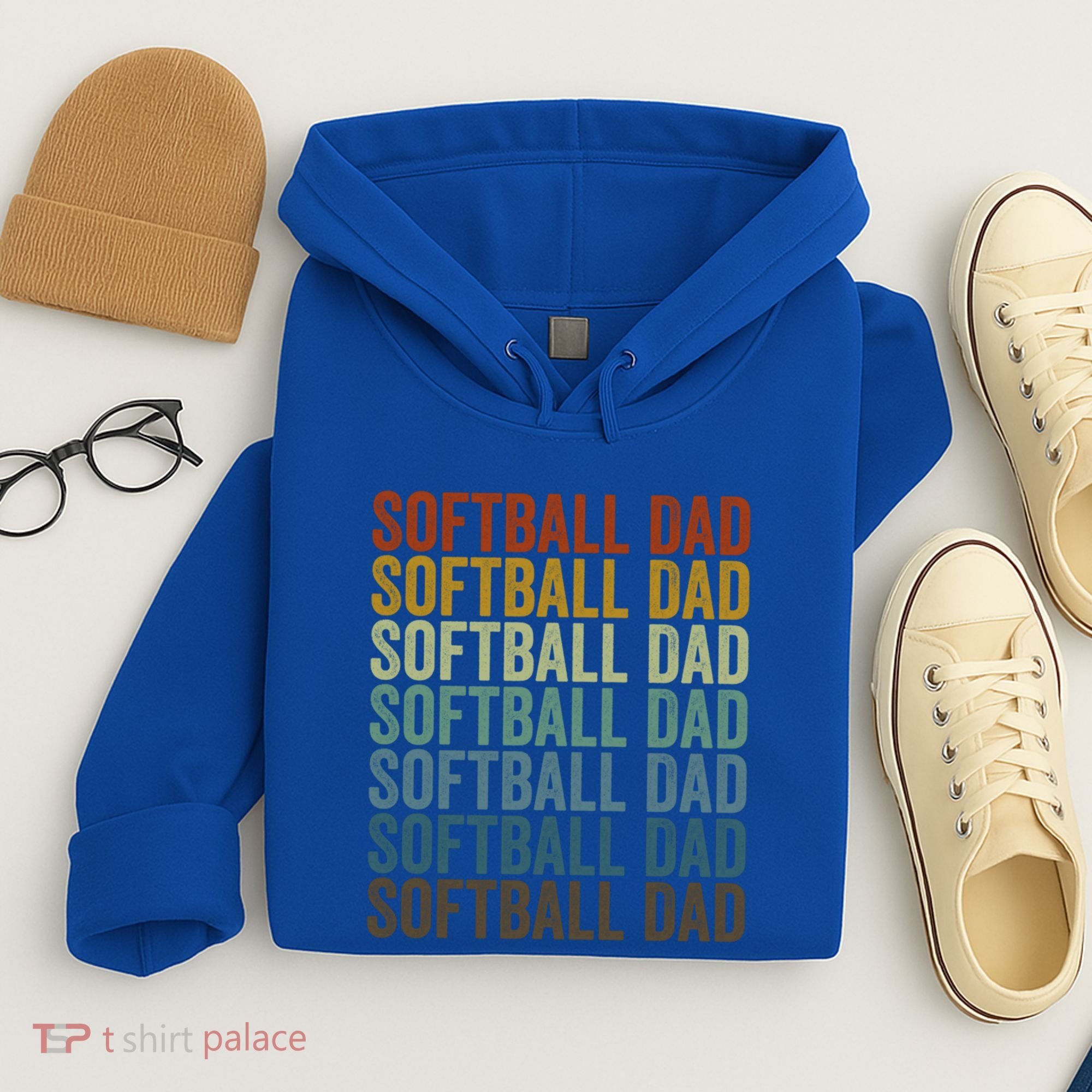 Softball Dad Softball Dad Gift Hoodie