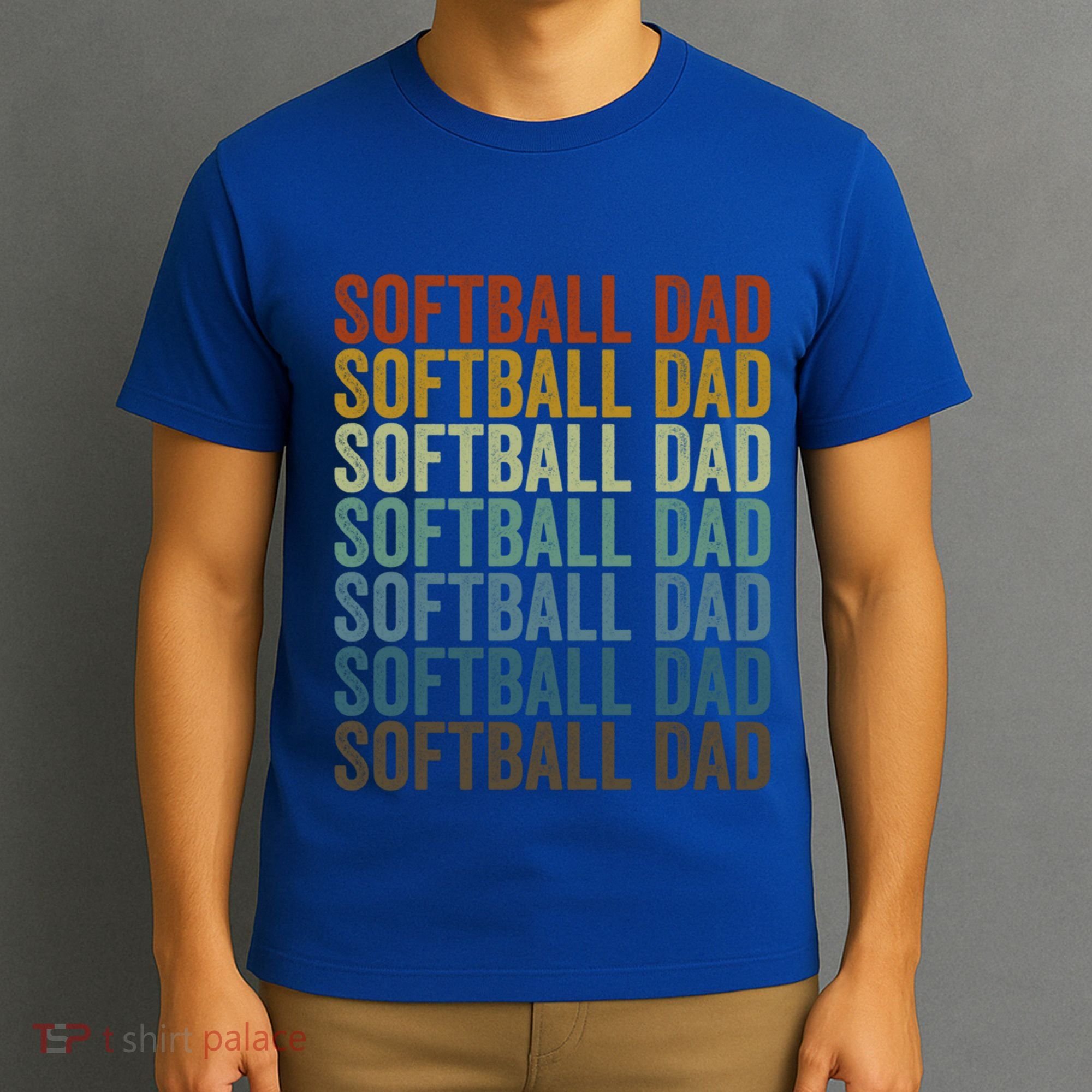 Softball Dad Softball Dad Gift T-Shirt