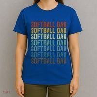 Softball Dad Softball Dad Gift T-Shirt thumb 4