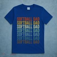Softball Dad Softball Dad Gift T-Shirt thumb 5