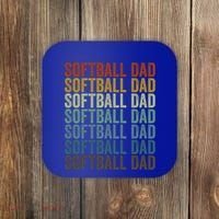 Softball Dad Softball Dad Gift Coaster thumb 0