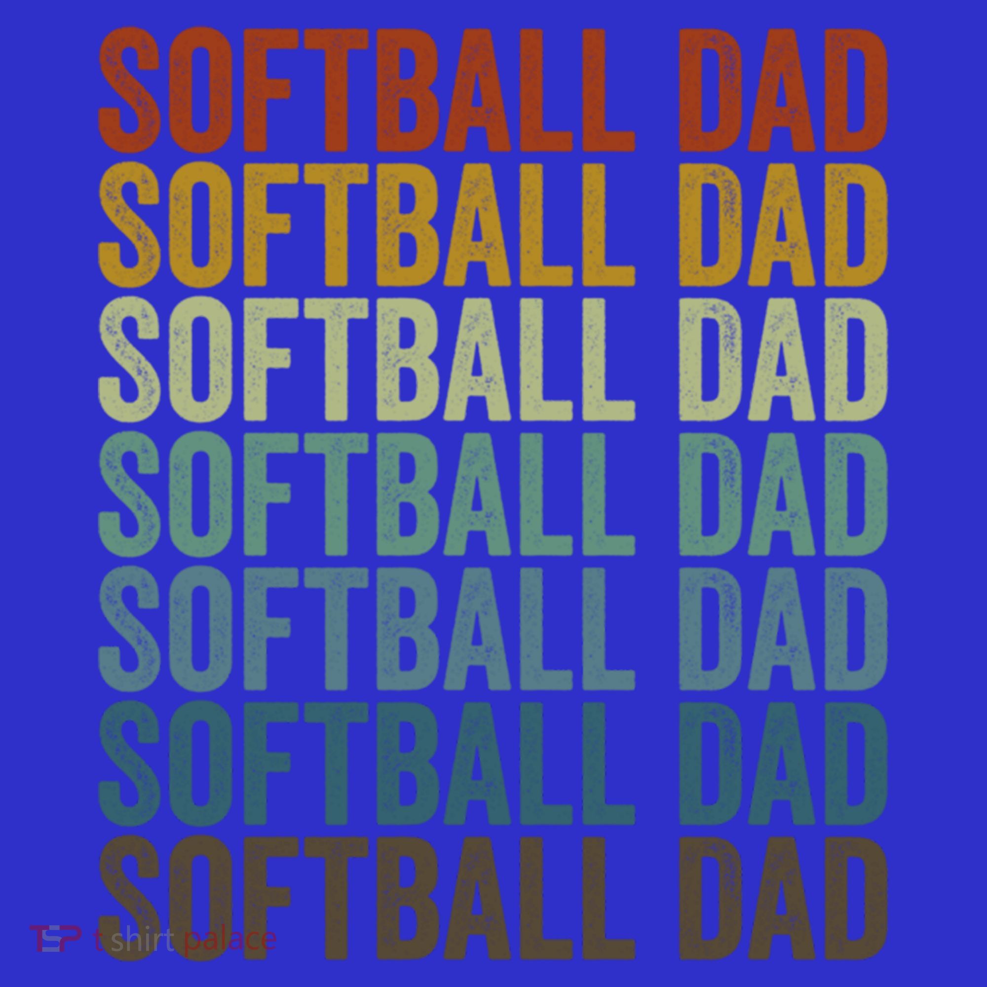 Softball Dad Softball Dad Gift Mousepad