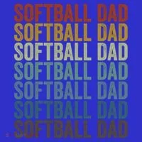 Softball Dad Softball Dad Gift Toddler Hoodie thumb 2