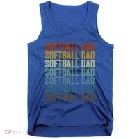 Softball Dad Softball Dad Gift Tank Top thumb 0