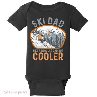 Ski Dad Baby Bodysuit
