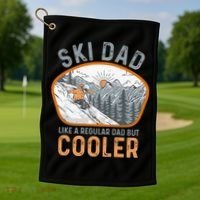 Ski Dad Golf Towel thumb 1