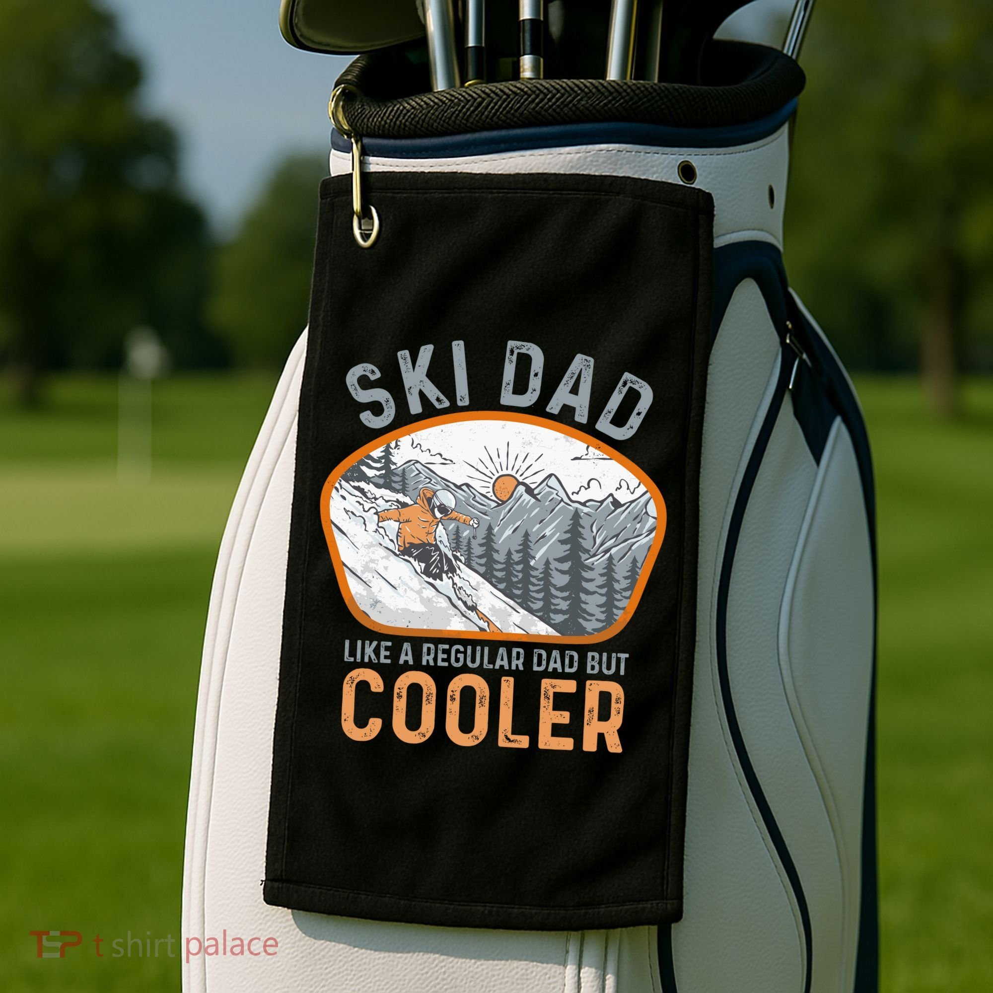Ski Dad Golf Towel