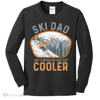 Ski Dad Kids Long Sleeve Shirt