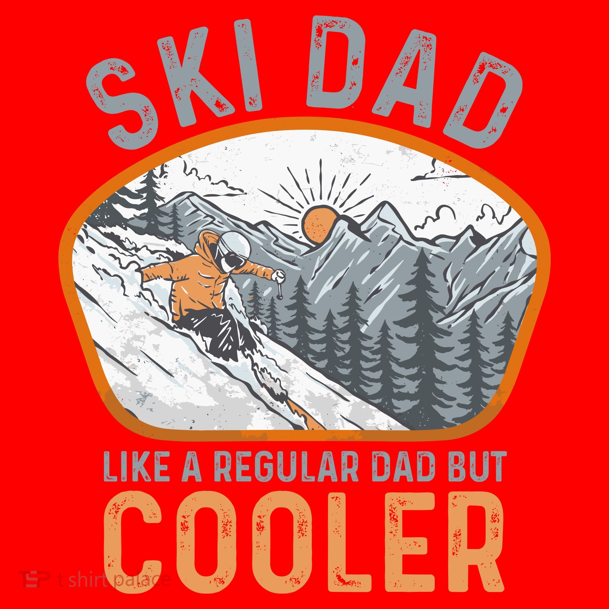 Ski Dad Santa Hat