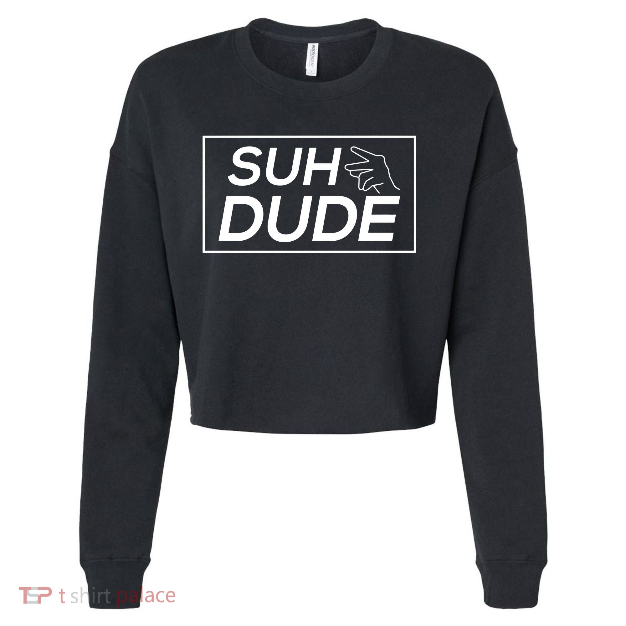 Suh Dude Cropped Pullover Crew
