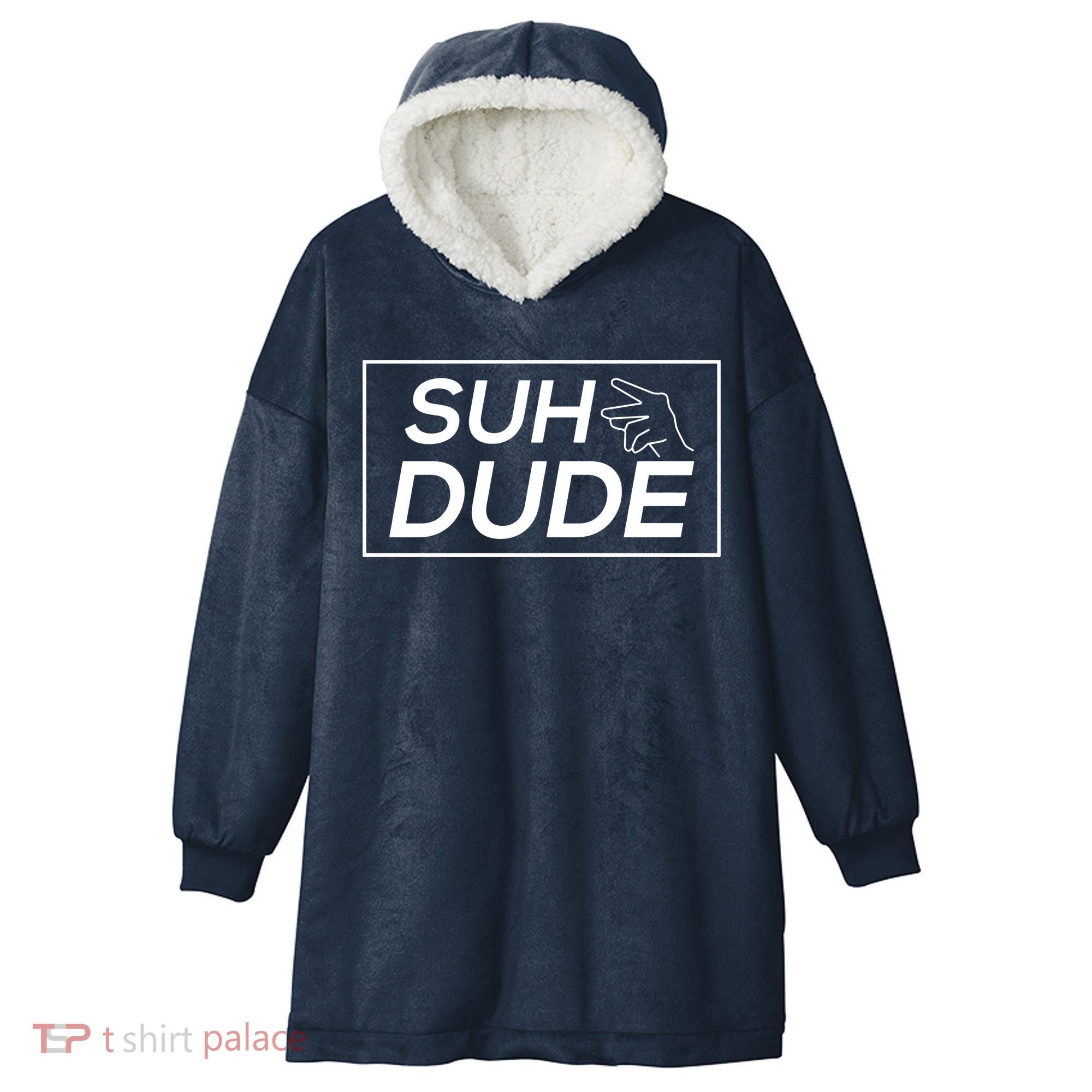 Suh Dude Hooded Wearable Blanket