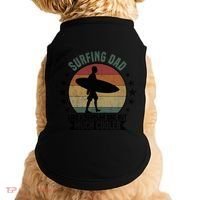 Surfing Dad Surfer Papa Funny Cool Gift Doggie Tank thumb 0