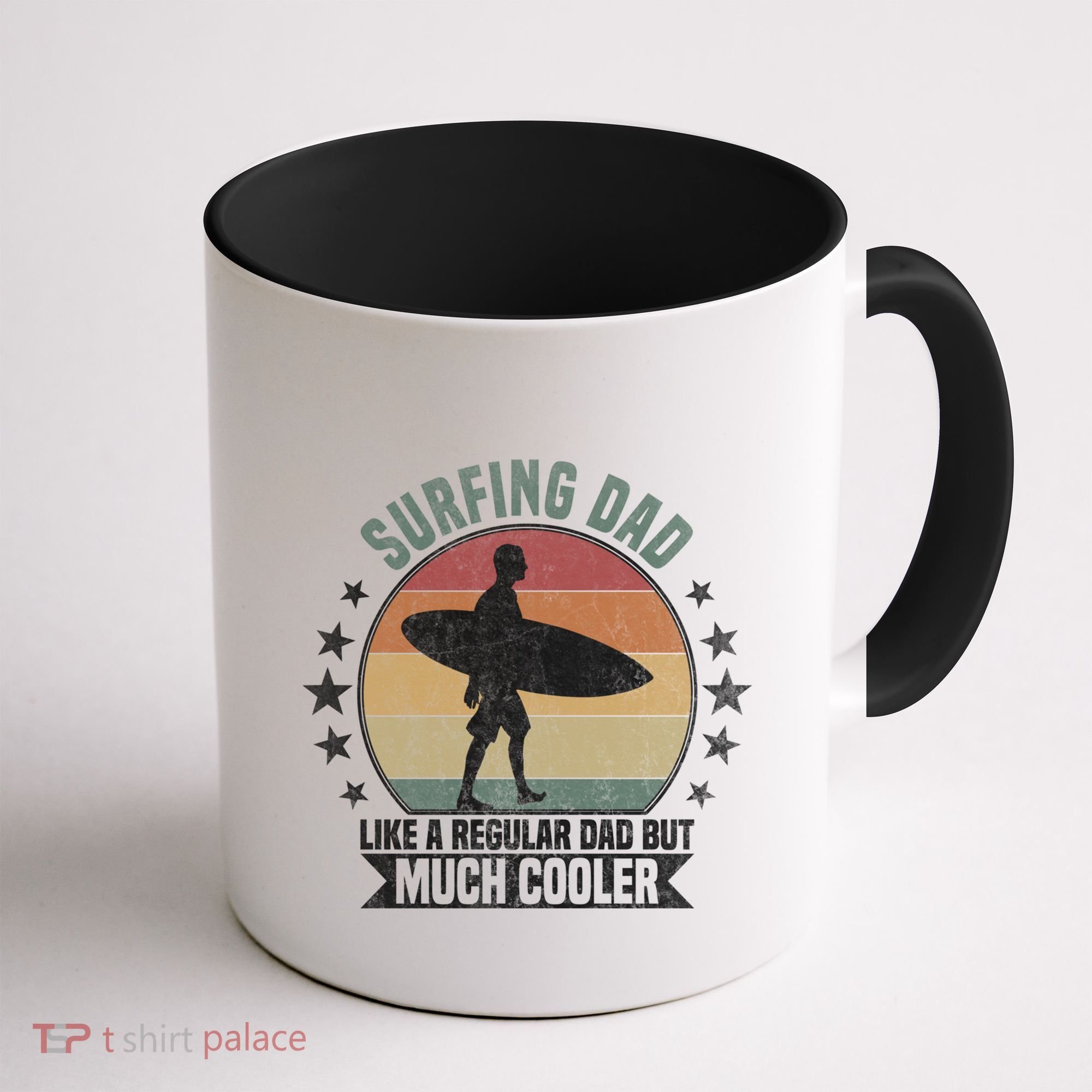 Surfing Dad Surfer Papa Funny Cool Gift Coffee Mug