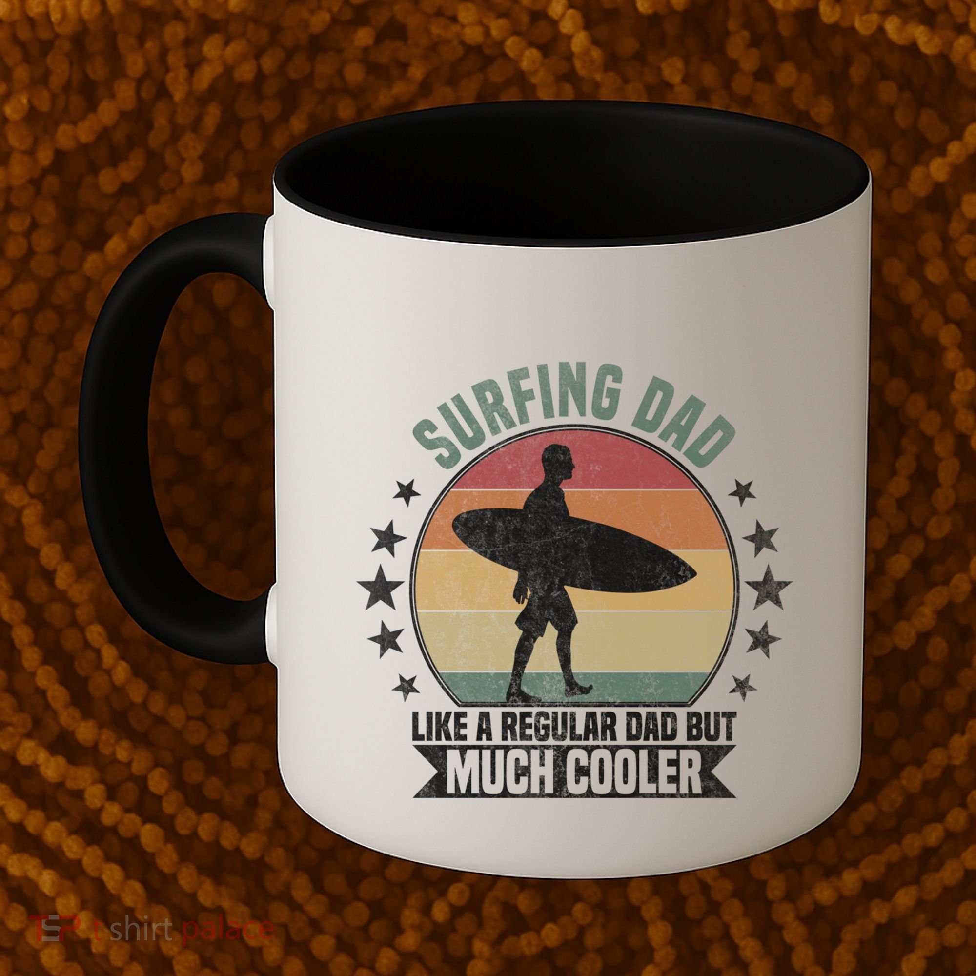 Surfing Dad Surfer Papa Funny Cool Gift Coffee Mug