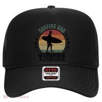 Surfing Dad Surfer Papa Funny Cool Gift Hat thumb 0