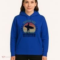 Surfing Dad Surfer Papa Funny Cool Gift Hoodie thumb 5