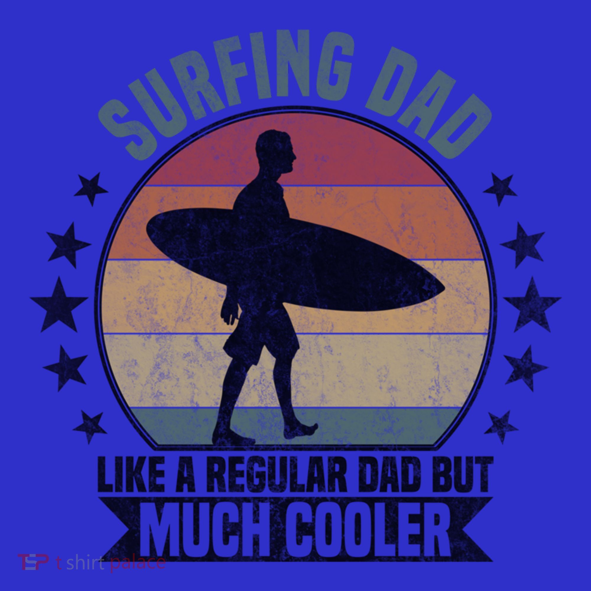 Surfing Dad Surfer Papa Funny Cool Gift Sweatshirt