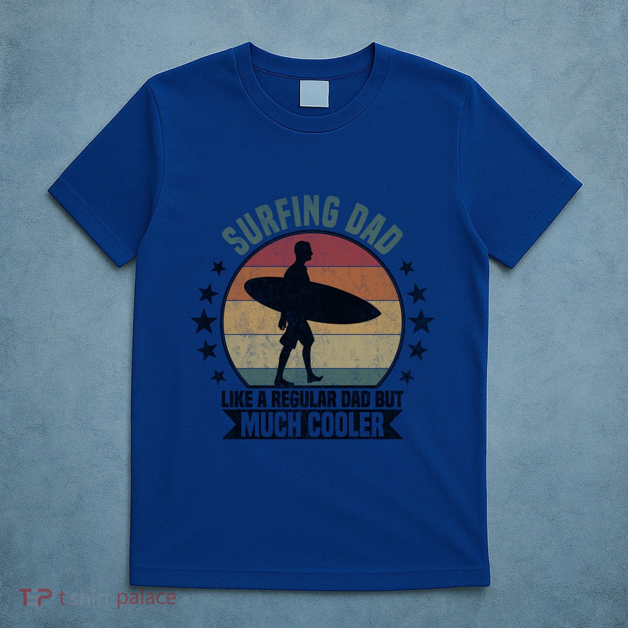 Surfing Dad Surfer Papa Funny Cool Gift T-Shirt