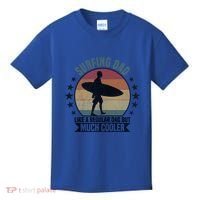 Surfing Dad Surfer Papa Funny Cool Gift Kids T-Shirt thumb 0