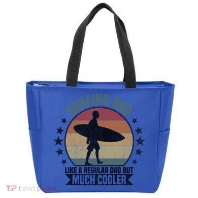 Surfing Dad Surfer Papa Funny Cool Gift Tote Bag