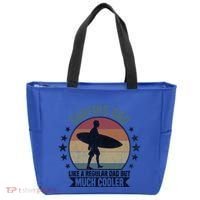 Surfing Dad Surfer Papa Funny Cool Gift Tote Bag thumb 0