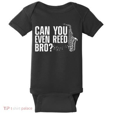 Saxophone Design Saxophone Player Reed Baby Bodysuit