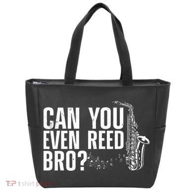 Saxophone Design Saxophone Player Reed Tote Bag