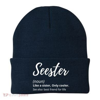 Seester Definition Seester Dictionary Best Sister Ever Gifts Beanie
