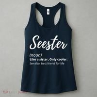 Seester Definition Seester Dictionary Best Sister Ever Gifts Women's Tank Top thumb 3