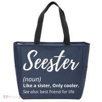 Seester Definition Seester Dictionary Best Sister Ever Gifts Tote Bag thumb 0