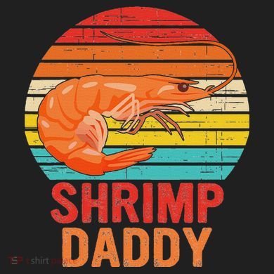 Shrimp Daddy Seafood Shellfish Vintage 11oz C Handle Ceramic Mug