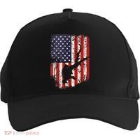 Scuba Diver Scuba Diving American Flag Five-Panel Snapback Cap thumb 0