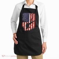 Scuba Diver Scuba Diving American Flag Apron thumb 2