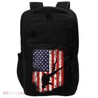 Scuba Diver Scuba Diving American Flag Impact Tech Backpack thumb 0